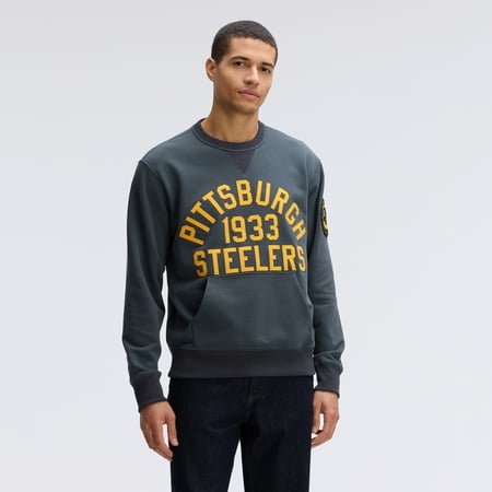 Fanatics Charcoal Pittsburgh Steelers IconicFleece Pocket Sweatshirt