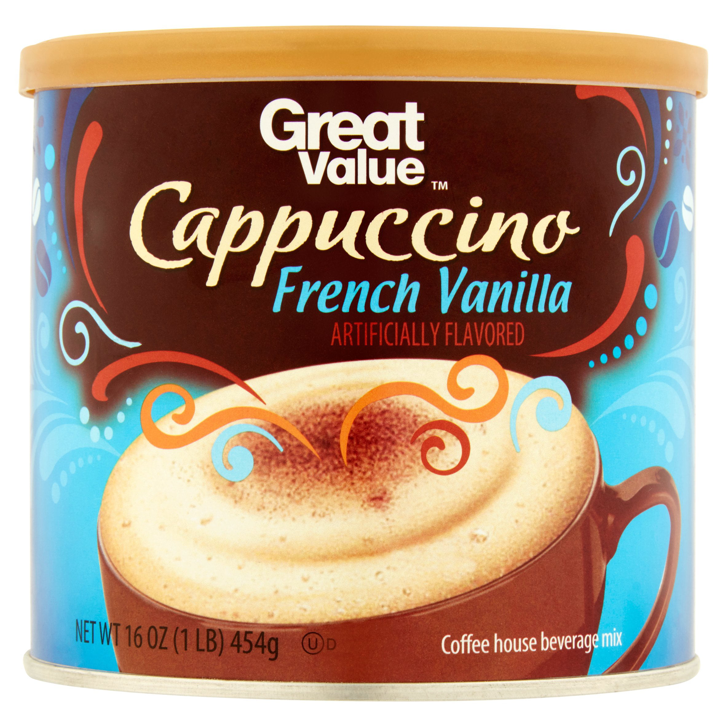 Great Value Cappuccino Mix, French Vanilla, 16 oz - Walmart.com