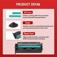 thumbnail image 6 of CRG-121 121 Toner Cartridge Black Compatible for Canon 121 D1620 D1650 CRG121 Cartridge 121 for Canon Image CLASS D1620 D1650 Printer Ink (Black 2-Pack), 6 of 9