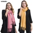 thumbnail image 2 of Bufanda cálida de Cachemira para mujer, chal largo con borlas grandes, hijab, diseño de Pashmina, moda de invierno, 2022 Fivean unisex, 2 of 2