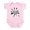 Petal Pink, variant on CafePress - Mxshirts Infant Bodysuit - Baby Light Bodysuit, Size Newborn - 24 Months
