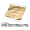 thumbnail image 4 of Gold Leaf Foil Sheet, Dark Gold Leaf Papers, 5.3" x 5.1" for Decoration, Sculptures, Painting, Pack of 200 Pcs, 4 of 5