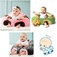 thumbnail image 4 of Baby Support Seat, 18x12inch Blue Baby Support Seat Sofa Plush Soft Animal Shaped Baby Learning to Sit Chair Keep Sitting Posture Comfortable Infant Sitting Chair for 3-11Months up Baby, 4 of 8