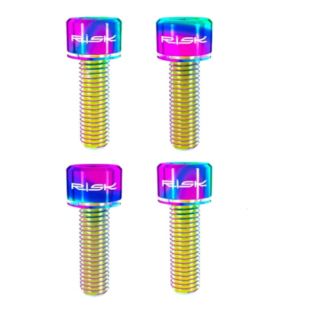 Soidarity Pernos de freno de disco para bicicletas M6, tornillos de abrazadera de frenado para ciclismo, accesorios de piezas de repuesto, mantenimiento Ciclismo Vistoso Soidarity OD028229-03