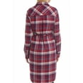 thumbnail image 3 of Jachs Ladies' Girlfriend Flannel Shirt Dress, Red/Cream Plaid Medium - NEW, 3 of 3