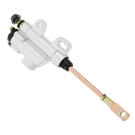 Raindrops Light Grey Motorcycle Rear Brake Master Cylinder for ATV Vehicles Durable Metal Construction 10mm