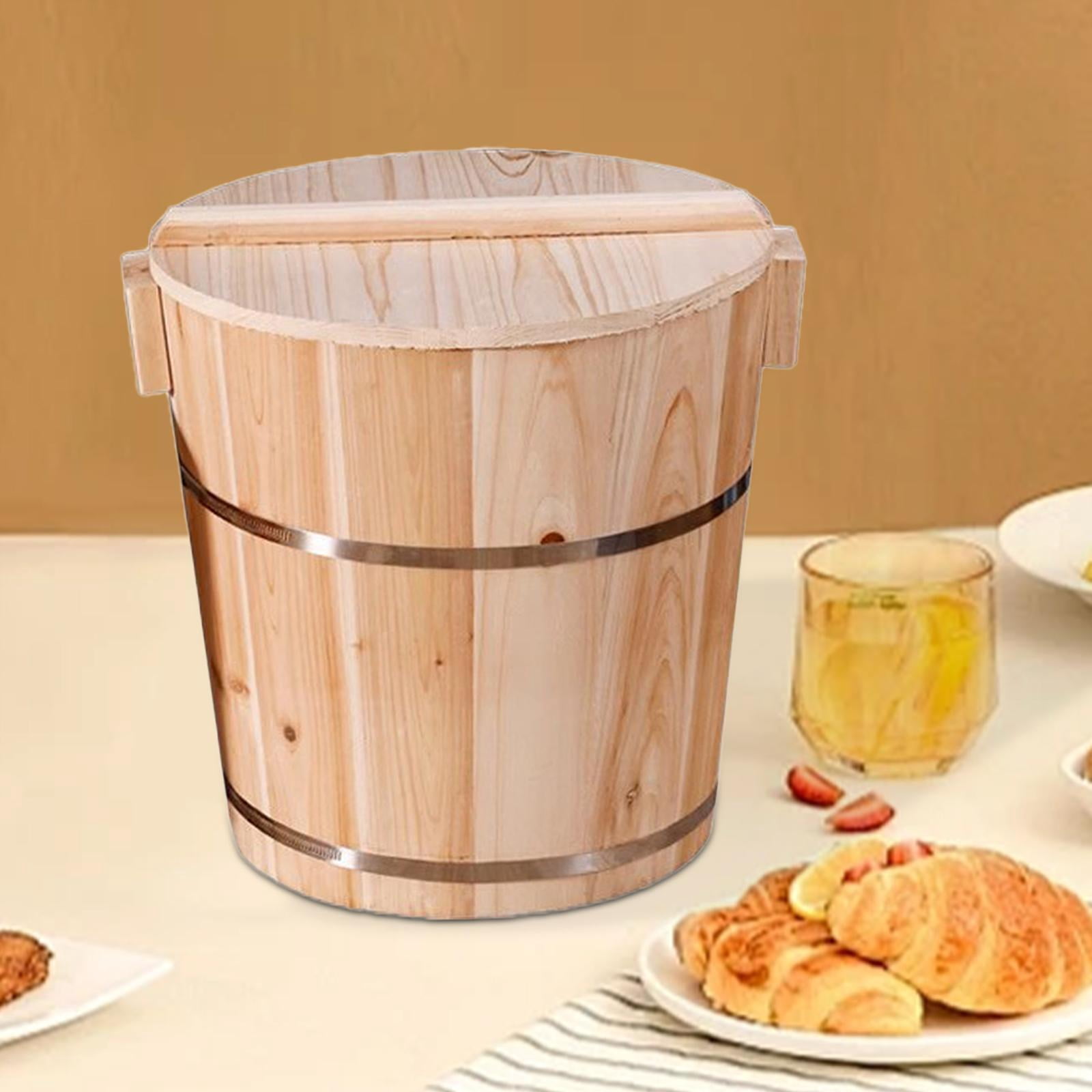 Bothyi Food Steamer Rice Cooker Multipurpose with Lid Reusable Kitchen Ware Rice Mixing Medium