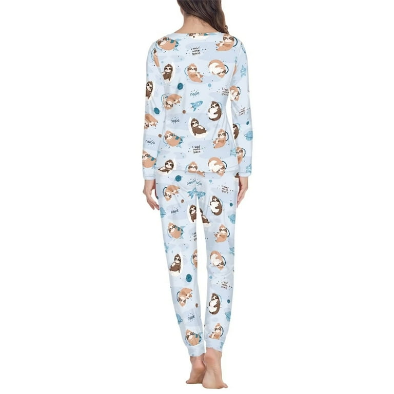 Binienty Cozy Up Sleepwear for Women Nightgown Pajamas Cartoon