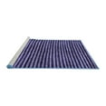 thumbnail image 2 of Ahgly Company Machine Washable Indoor Square Oriental Blue Modern Area Rugs, 7' Square, 2 of 4