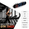 thumbnail image 4 of Temporizador de gimnasio portátil Dienmern con potente imán, batería de 50 h, 4 of 8