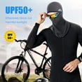 thumbnail image 2 of cycling face mask upf50+ helmet liner balaclava cooling ice silk neck gaiter summer uv protection headgear, 2 of 6