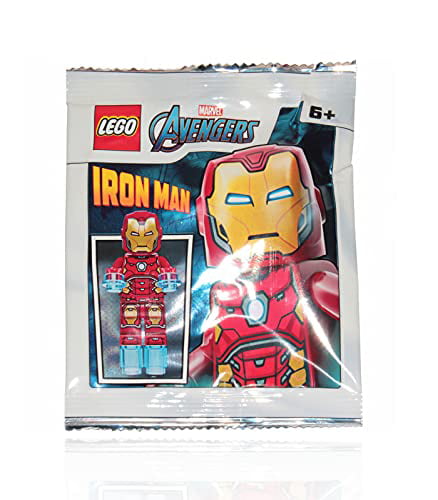 Limited Edition Foil Iron Man with Power Blasts Marvel Lego Avengers Super Heroes Minifigure