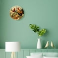 thumbnail image 4 of 14 Inch Wall Clock Battery Operated Silent Clock Decorative for Office, Kitchen, Outdoor, Living Room，Hen And Rooster with Colored Eggs Beautiful, 4 of 4