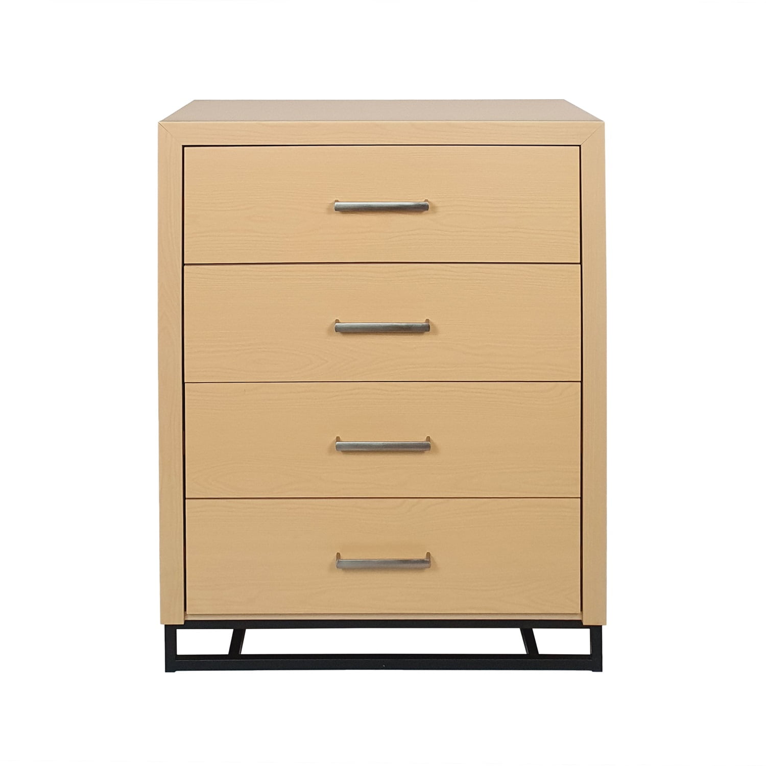 Kadyn 4 Drawer Dresser, Drawers Nightstand for Bedroom, Modern Dresser for Living Room, Natural and Black Kadyn 4 Drawer Dresser, Drawers Nightstand for Bedroom, Modern Dresser for Living Room, Natural and Black