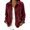 *Wine, variant on ClodeEU Women's Corduroy Button Down Long Sleeve Shirt,Casual Loose Fit Fall Blouse ,Women's Plus L