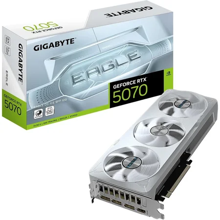 RTX 5070 Eagle OC ICE SFF 12G Graphics Card, 12GB 192-bit GDDR7, PCIe 5.0