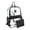 Black, variant on Clara Clear Backpack Bundle w/ Zipper Pouch, Cantaloupe