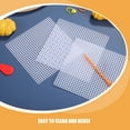 thumbnail image 3 of MUSEYA 10Pcs Blank Needlework Canvas for Craft Mesh Roll Transparent Plastic Square for Crafting Enthusiasts, 3 of 7