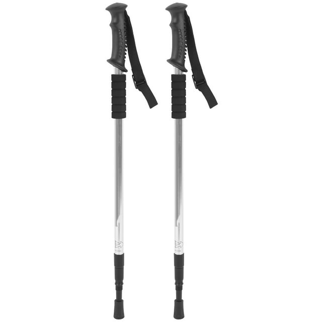 Trekking Poles, Durable To Use Hiking Telescope Stick Internal Lock Design For Camping For Home Red,Silver,Blue