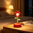 thumbnail image 4 of Portable Mini Night Light with Flower Design, Soft Warm Glow for Bedroom Decor and Nighttime Comfort, Battery Operated Bedside Lamp for Relaxing Ambience, 4 of 5