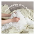 thumbnail image 3 of Set Edredón Puff Acolchado de Lujo con Funda de Almohada, Algodón Esquimal (Khaki, Individual), 3 of 7