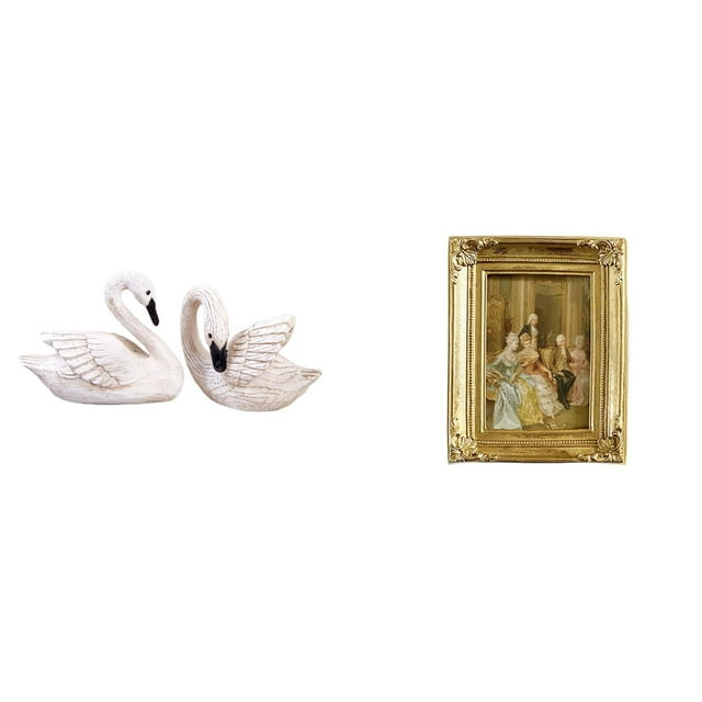 estatua de resina de cisne,Figuras de cisnes,estatuas,decoración para el hogar,bodas y fiestas.,Adornos de mesa de arte en escultura de resina,Marco de fotos,Soporte de resina para marco de