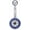 Evil Eye, variant on Sterling Silver 14G Belly Button Rings Cross/Cat/Butterfly/Cow/Skull/Birthstone Heart Navel Rings 16mm Body Piercing Jewelry for Women