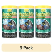 (3 pack) Tetra ReptoMin Jumbo Floating Food Sticks for Large Aquatic Turtles and Amphibians, 10.23 oz.