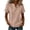Pink, variant on kaondbfi Women's Stripe Button V Neck Fashion Casual T Shirt Short Sleeve Regular Fit Spring Summer Daily Top Womens Essentials Fashion Clothing