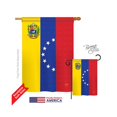 thumbnail image 1 of Breeze Decor 08203 Venezuela 2-Sided Vertical Impression House Flag - 28 x 40 in., 1 of 1