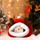 thumbnail image 4 of Ganfancp Christmas Reindeer Hamster Bed Cozy Safe Half Enclosed Pet Nests For Small Animals Hamsters Guinea Pigs Squirrels Hedgehog Rabbits Etc Ofertas Flash 1X Nido de Hámster, 4 of 6