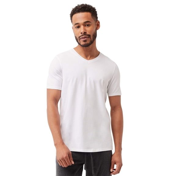 Pact Men's Organic Cotton Stretch-Fit V-Neck Undershirt 2-pack