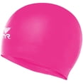 thumbnail image 2 of TYR Latex Adult Swim Cap - Training and Recreational Swimming Cap, Durable Latex Construction, Fl. Yellow, 2 of 11
