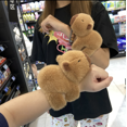 thumbnail image 2 of Animales de peluche creativos, mapache, zorro, Capybara, papá, Círculo de mano, juguete envuelto alrededor del brazo, muñeca, juguetes para niños, regalo de cumpleaños, 2 of 5