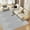 Grey, variant on FairOnly 8'x10' Stripe Modern Washable Living Room Area Rugs Soft Stain-Resistant Rugs for Kitchen Dining Room Low Pile Area Rugs Grey Throw Carpet