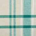 thumbnail image 2 of CC Home Furnishings Set of 6 Beige and Teal Blue French Stripe Pattern Over Sized Napkins 20", 2 of 4