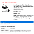 thumbnail image 2 of Front Suspension Ride Height Sensor Set 2 Piece Set - Compatible with 2006 - 2011 Cadillac DTS 2007 2008 2009 2010, 2 of 2