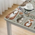 thumbnail image 4 of HAOXIT - square Table Cover- Table Cloth with and Forest Creature Design for Kids Birthday, , and any Themed Party Decorations 54''x54'', 4 of 7
