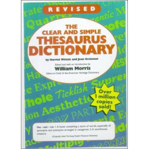 Pre-Owned The Clear and Simple Thesaurus Dictionary (Unknown) 0833510517 9780833510518