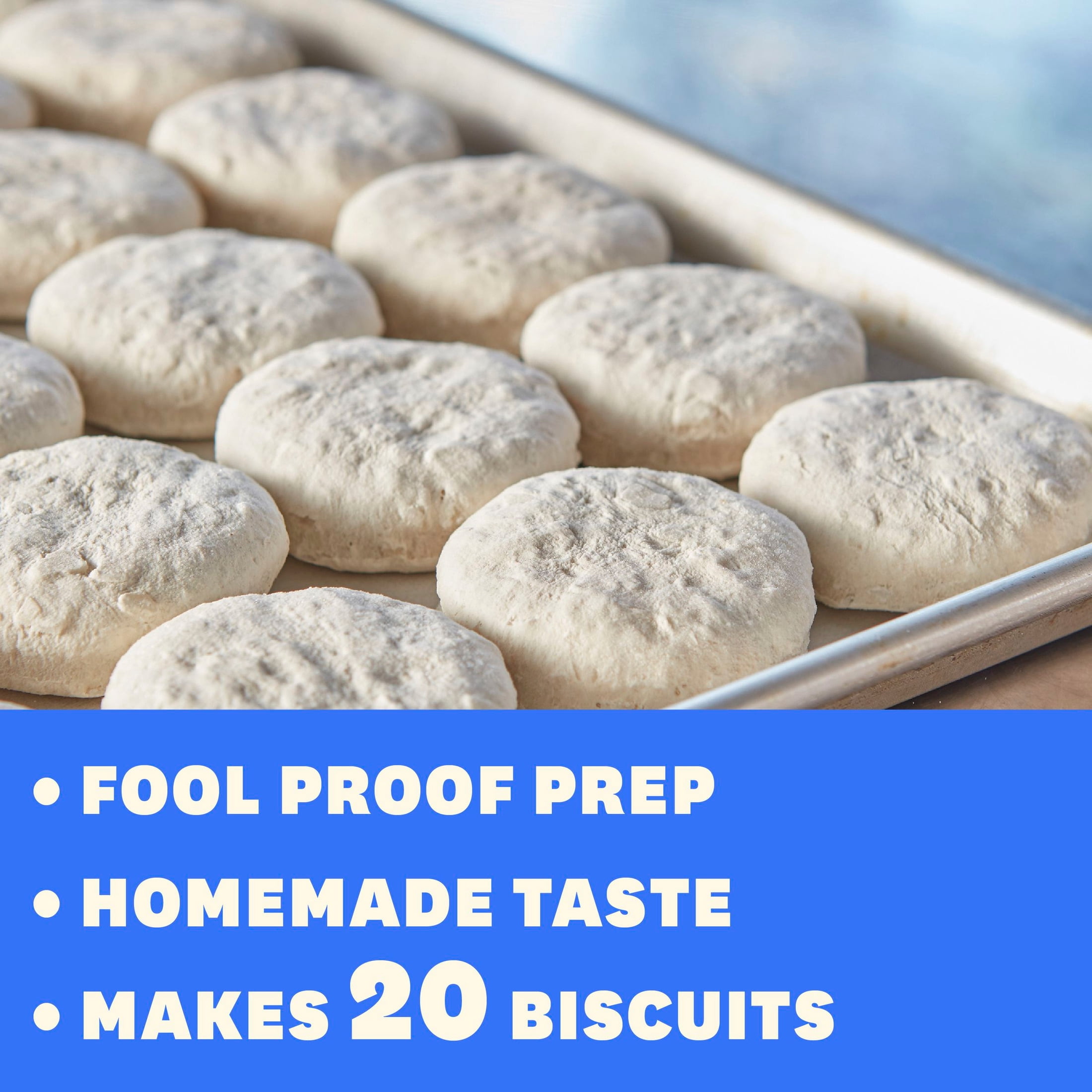 Pillsbury Grands! Buttermilk Biscuits Frozen Dough, Value Pack, 20 ct., 41.6 oz.