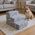 thumbnail image 2 of Dog Steps For Bed Pet Stairs For Dogs To Get On Bed Anti-Slip Removable Furniture Climbing Companion For Puppy Kitten Senior, 2 of 6