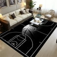 thumbnail image 3 of Basketball Rug for Bedroom Size 5'x7',Non-Slip Basketball Court Rug Basketball Decor for Sport Room and Living Room, 3 of 7