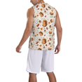 thumbnail image 2 of Honeii Squirrel print basktball shirt for men and women, Unisex basketball jersey for Theme party-XX-Large, 2 of 6