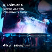 تلفزيون Hisense الذكي عالي الدقة مقاس 32 بوصة (32H40G) - دقة FHD، DTS Virtual:X، وضع AI Sports، مُحسِّن الألوان الطبيعية، مساعد Google، تلفزيون ذكي عالي الدقة