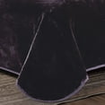 thumbnail image 4 of Chezmoi Collection Heavy Thick Korean Style Faux Mink Blanket Single Ply 9 Lbs, 750GSM Silky Soft Plush Raschel Mink Blanket, 92" x 106" US King Size, Solid Dusty Purple Mauve, 4 of 8