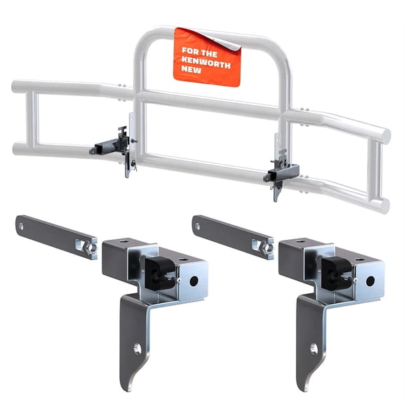 Mockins Grille Guard Mounting Brackets for Kenworth T660/T680 2021-2025 (Brackets ONLY)