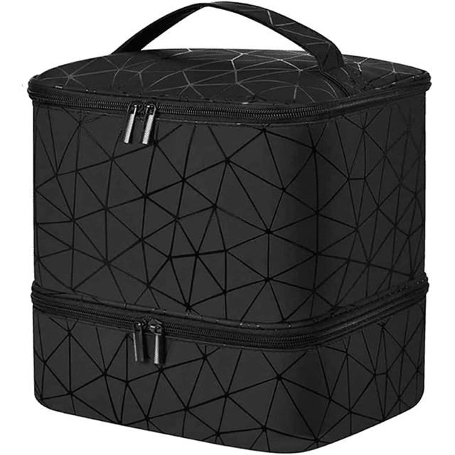 Estuche Organizador Esmaltes Impermeable Negro