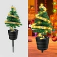 thumbnail image 2 of Kmdttou Outdoor Decorations Solar Lights Outdoor Solar Christmas Tree Light ,Solar Powered Prelit Small Christmas Tree For Holiday Outside Garden Yard Decor, 2 of 9