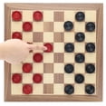 thumbnail image 4 of WE Games Wooden Checkers with Stackable Ridges - 1.5 Inches, 4 of 10