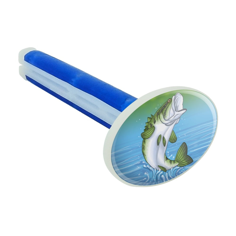 Bass Fish Jumping out of Water Fishing Car Air Freshener Vent Clip